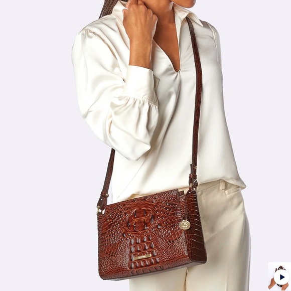 BRAHMIN CLOUD DANCER PAGOSA MATCHING BAG AND WALLET SET - Picture 12 of 12